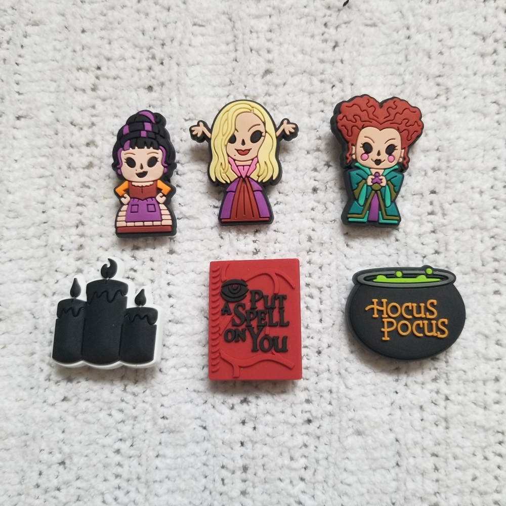 Hocus Pocus crocs charms